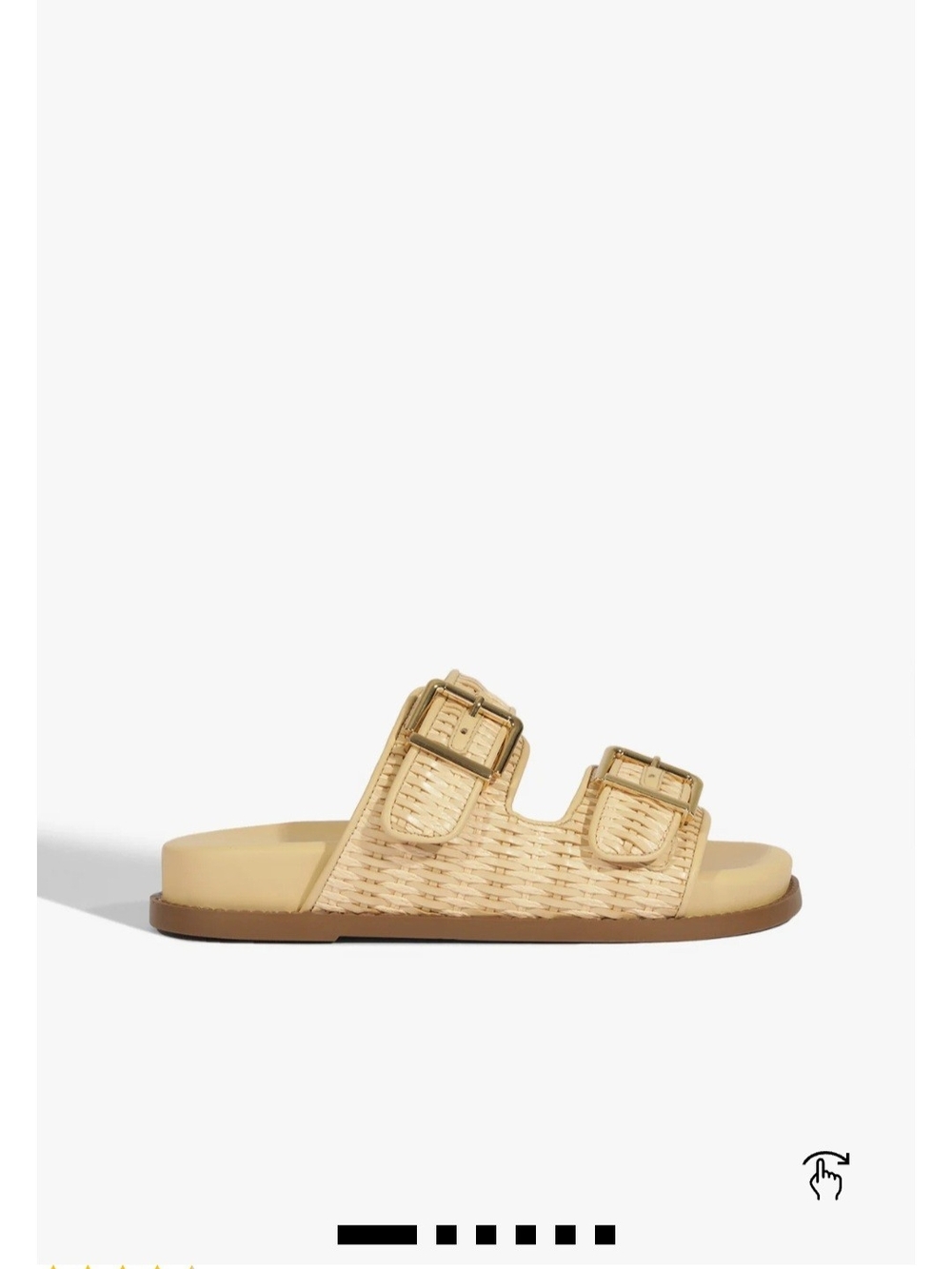 Schutz Naomi Raffia Sport Sandal BNWT